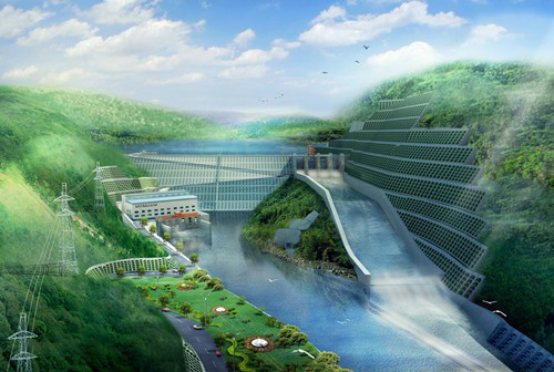 道里老挝南塔河1号水电站项目